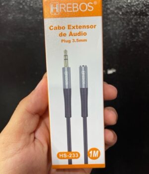 CABO EXTENSOR DE ÁUDIO P2 1M