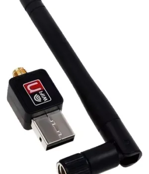 ADAPTADOR WI-FI COM ANTENA USB KAPBOM KA-T8188 2.4GHz