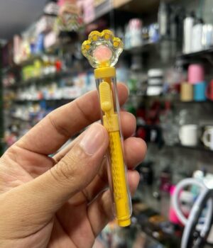 BORRACHA BASTÃO GATINHO AMARELO