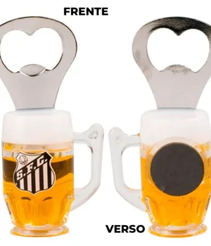 ABRIDOR DE GARRAFA SANTOS COM ÍMÃ