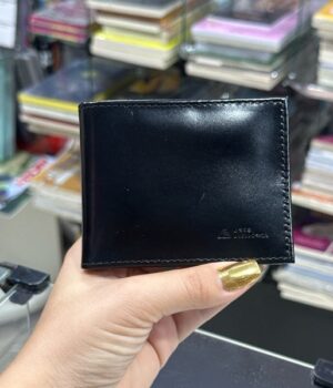 179 PRETO BRILHOSO CARTEIRA ARTE ACESSÓRIOS