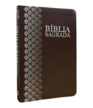 BÍBLIA ARC MARROM CAPA LUXO LETRA NORMAL