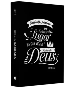 BÍBLIA NTLH REINO DE DEUS CAPA BROCHURA MT 6:33 LETRA NORMAL