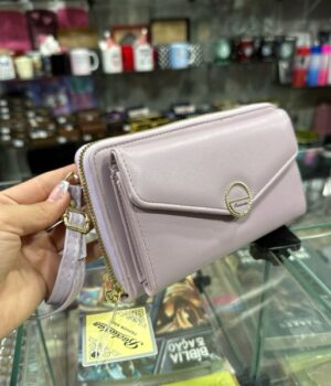 BOLSA FEMININA CARTEIRA LILÁS
