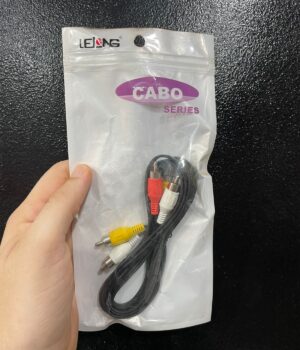 CABO AUXILIAR 2 PONTAS RCA 1,5MT