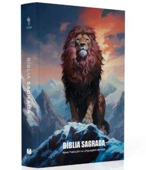 BÍBLIA NTLH LEÃO RAIZ DE DAVI CAPA BROCHURA AP 5:5 LETRA NORMAL