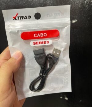 CABO EXTENSOR USB MACHO E FÊMEA 40cm