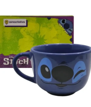 CANECA DE SOPA PORCELANA STITCH 500ML