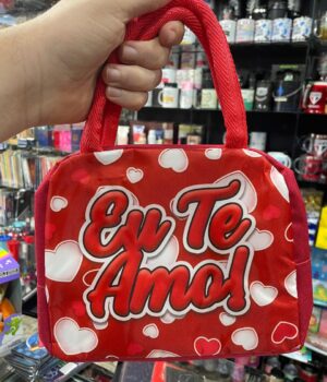 BOLSA TÉRMICA VERMELHA EU TE AMO