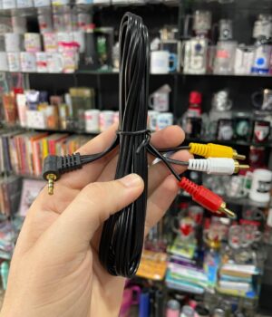 CABO AUXILIAR 1 PONTA P2 90 GRAUS / 3 PONTAS RCA LE-1002