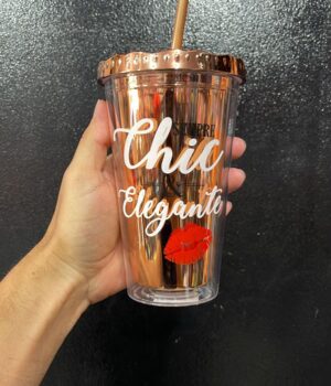 COPO COM CANUDO SEMPRE CHIC & ELEGANTE