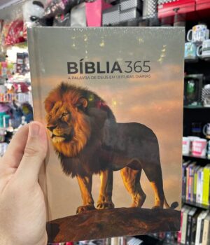 BÍBLIA 365 NVT CAPA DURA LEÃO LETRA GRANDE