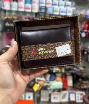 180 CAFÉ CARTEIRA ARTE ACESSÓRIOS SEM ABOTOADOR