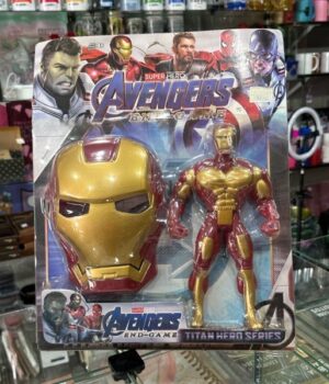 BONECO + MASCARA HOMEM DE FERRO