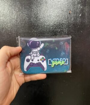 CARTEIRA INFANTIL GAMER ASTRONAUTA