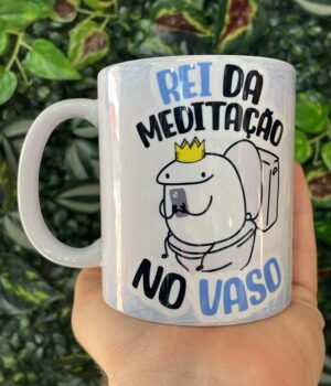 CANECA PAI REI DA MEDITAÇÃO NO VASO