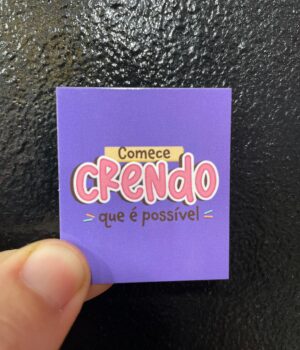 CARTÃO COMECE CRENDO QUE É POSSÍVEL
