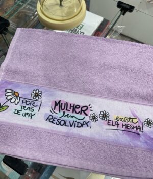 TOALHA MULHER BEM RESOLVIDA LILÁS