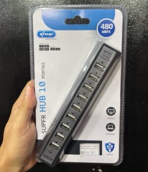 HUB USB 10 PORTAS KNUP