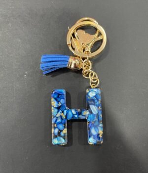 CHAVEIRO LETRA H AZUL