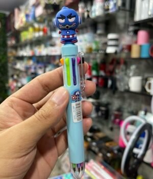 CANETA COLORIDA CAPITÃO AMERICA