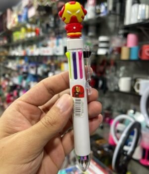 CANETA COLORIDA HOMEM DE FERRO