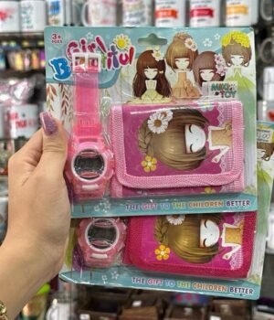 KIT CARTEIRA + RELÓGIO
