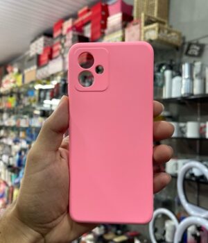 CAPINHA DE CELULAR MOTO G14 CASE ROSA CLARO