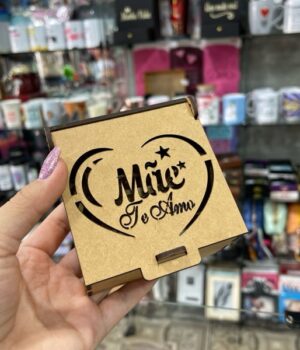 MINI CAIXA DE MDF MÃE TE AMO