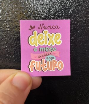 CARTÃO NUNCA DEIXE O MEDO DECIDIR O SEU FUTURO