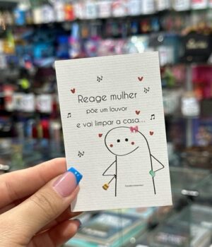 CARTÃO AMIZADE REAGE MULHER