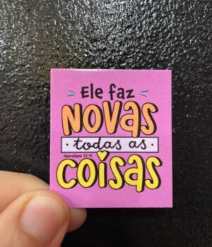 CARTÃO ELE FAZ NOVAS TODAS AS COISAS