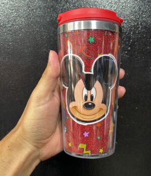 COPO TÉRMICO COM TAMPA MICKEY - PATETA - PATO DONALD