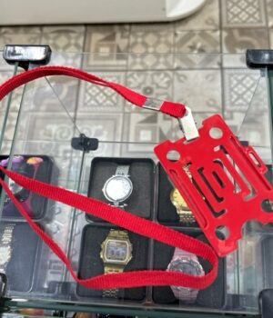 PORTA CRACHÁ VERMELHO