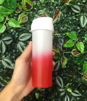 GARRAFA DE ACRÍLICO DEGRADÊ VERMELHO