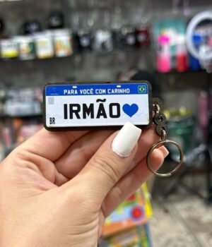 CHAVEIRO PLACA MERCOSUL IRMÃO