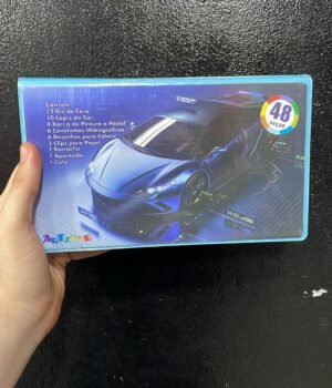 ESTOJO DE DESENHO AZUL ARTZONE 48 PEÇAS