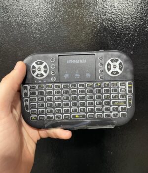 MINI TECLADO SEM FIO LUMINOSO LE-7704-1