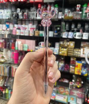 LÁPIS STITCH COM PINGENTE ROSA
